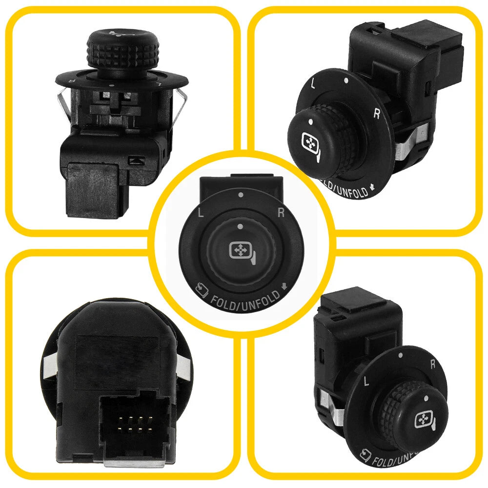 Power Side Fold View Mirror Switch Control for Ford F-150 F-250 F-350 F-450 6B93BC-57