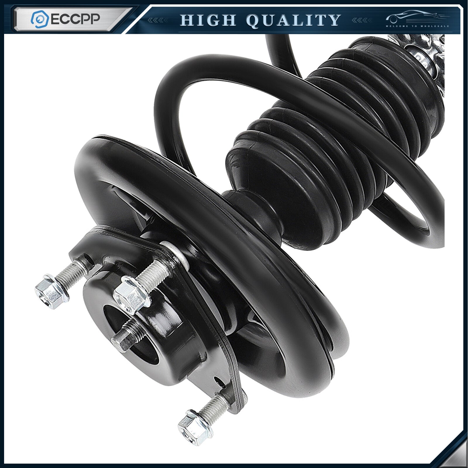 For 2008-2010 Mitsubishi GTS Lancer Complete Struts Shock Coil Spring Assembly MITSUBISHI