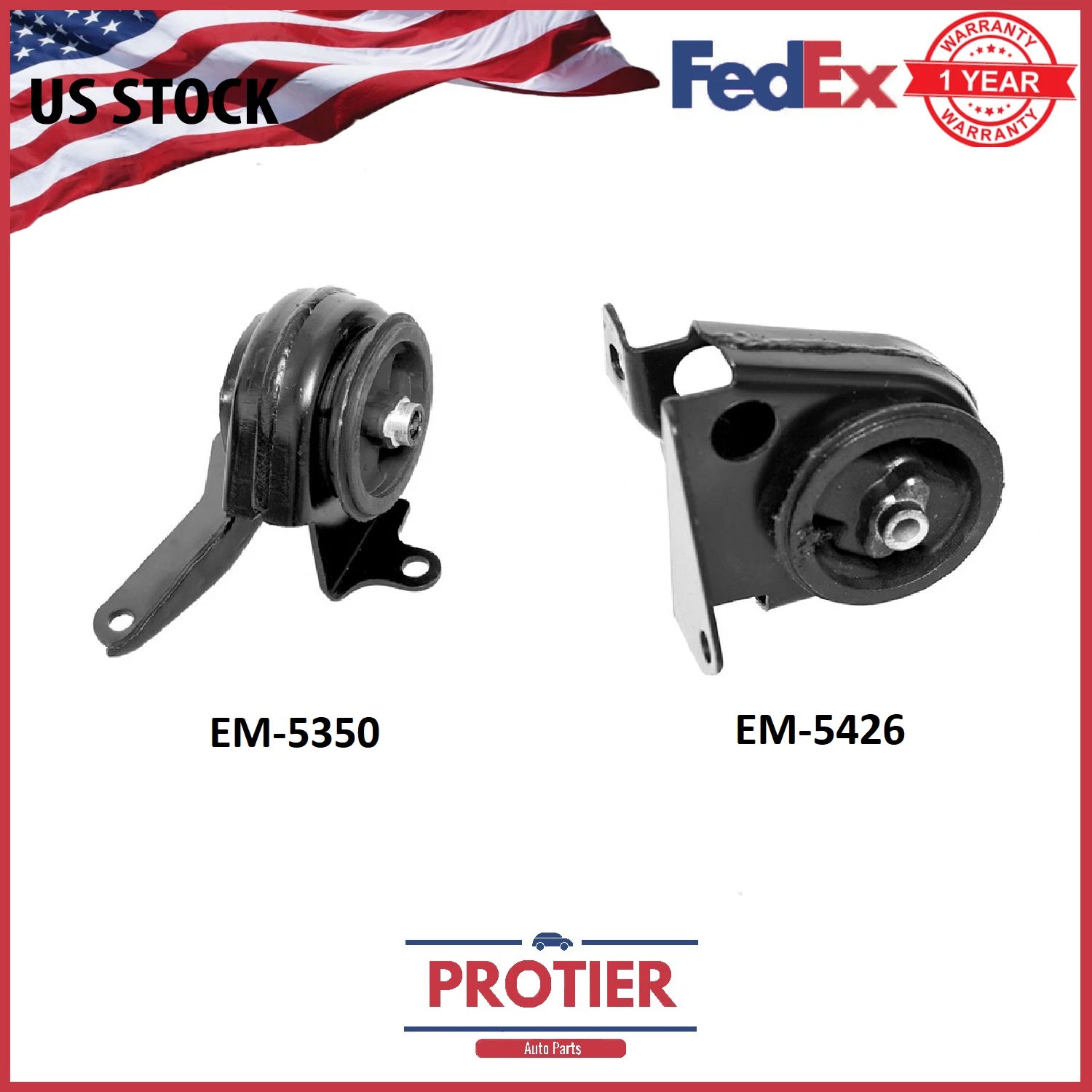 Engine Motor Mount Set FOR 1994-2003 Chevy S10/ GMC Pickup Sonoma S15 2.2L 6B93BC-57