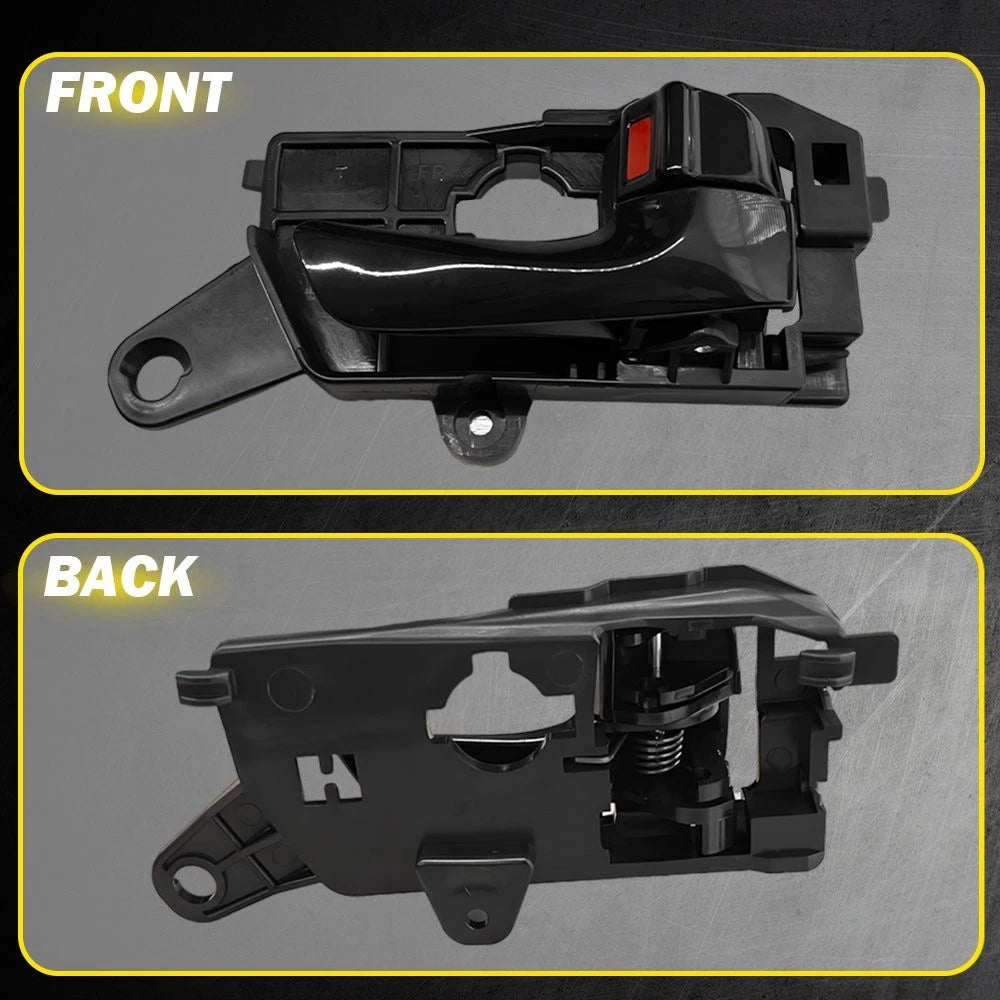 Interior Door Handle For 2008-2010 Hyundai Sonata Front Passenger Black Plastic 6B93BC-57