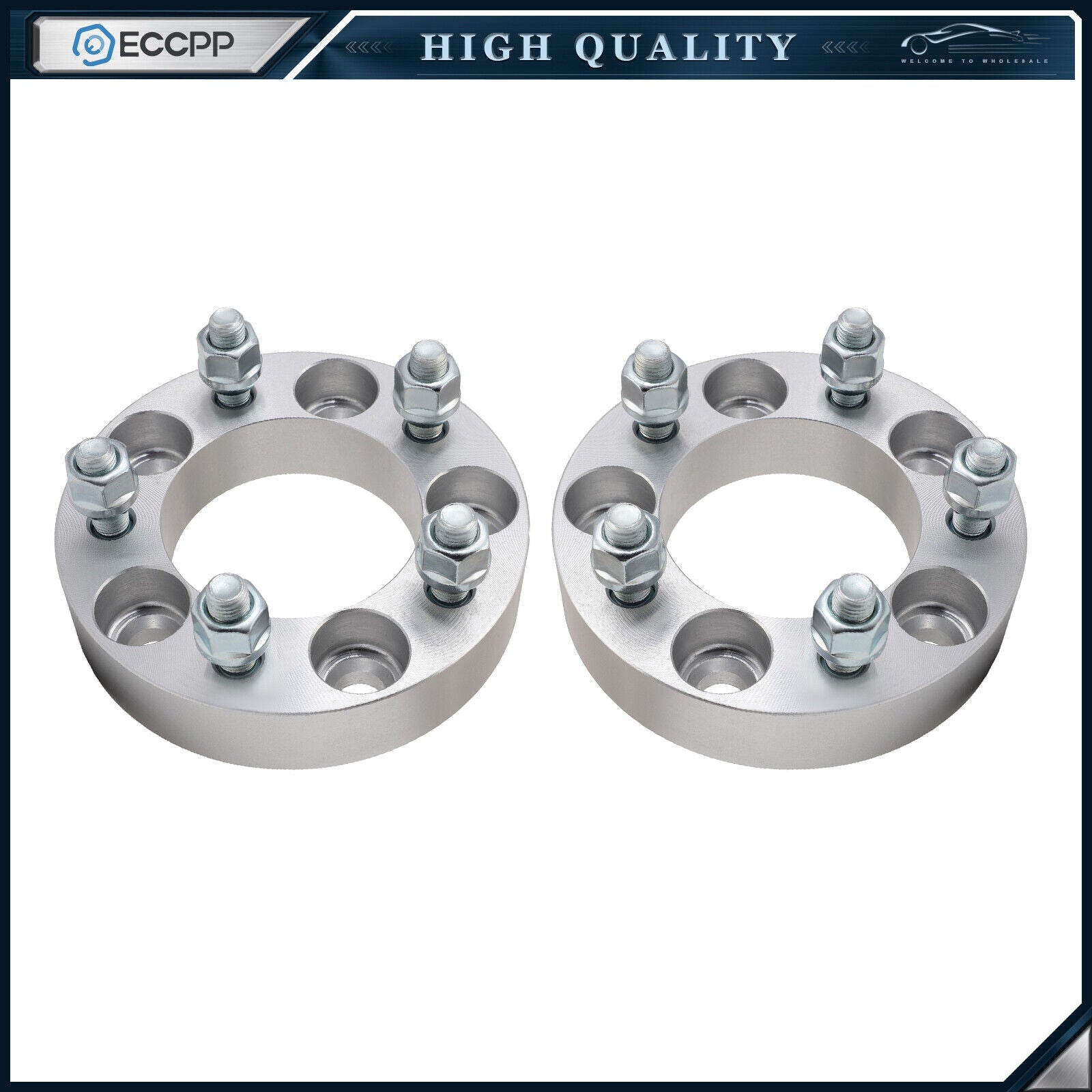 2X 1.25 inch Wheel Spacers 5x4.5 12x1.5 For Lexus GS350 GS450h IS250 IS350 ES350 6B93BC-57