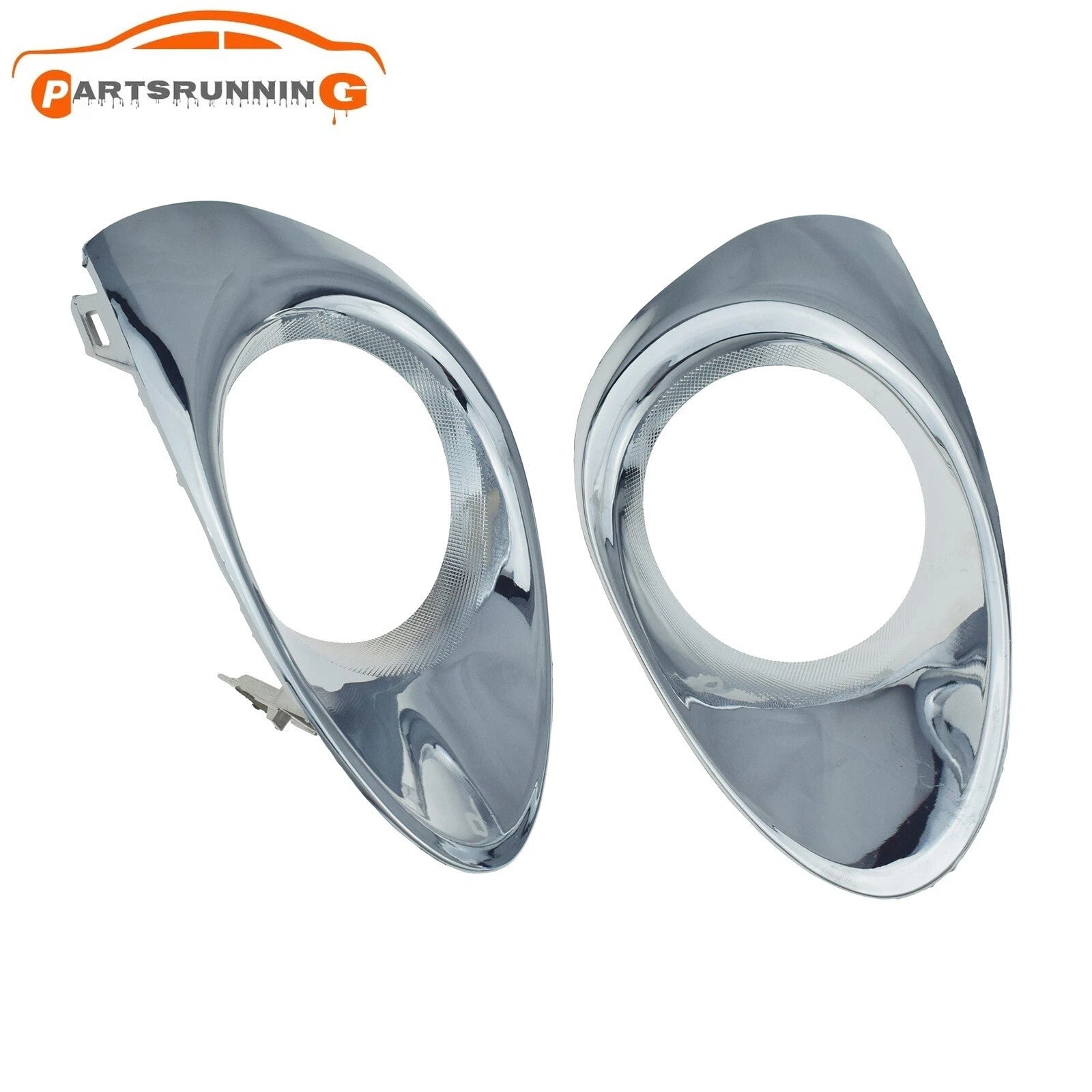 Bumper Fog Light Bezel Lamp Trim Left Right Kit For 2013-2015 Lexus RX350 RX450h 6B93BC-57