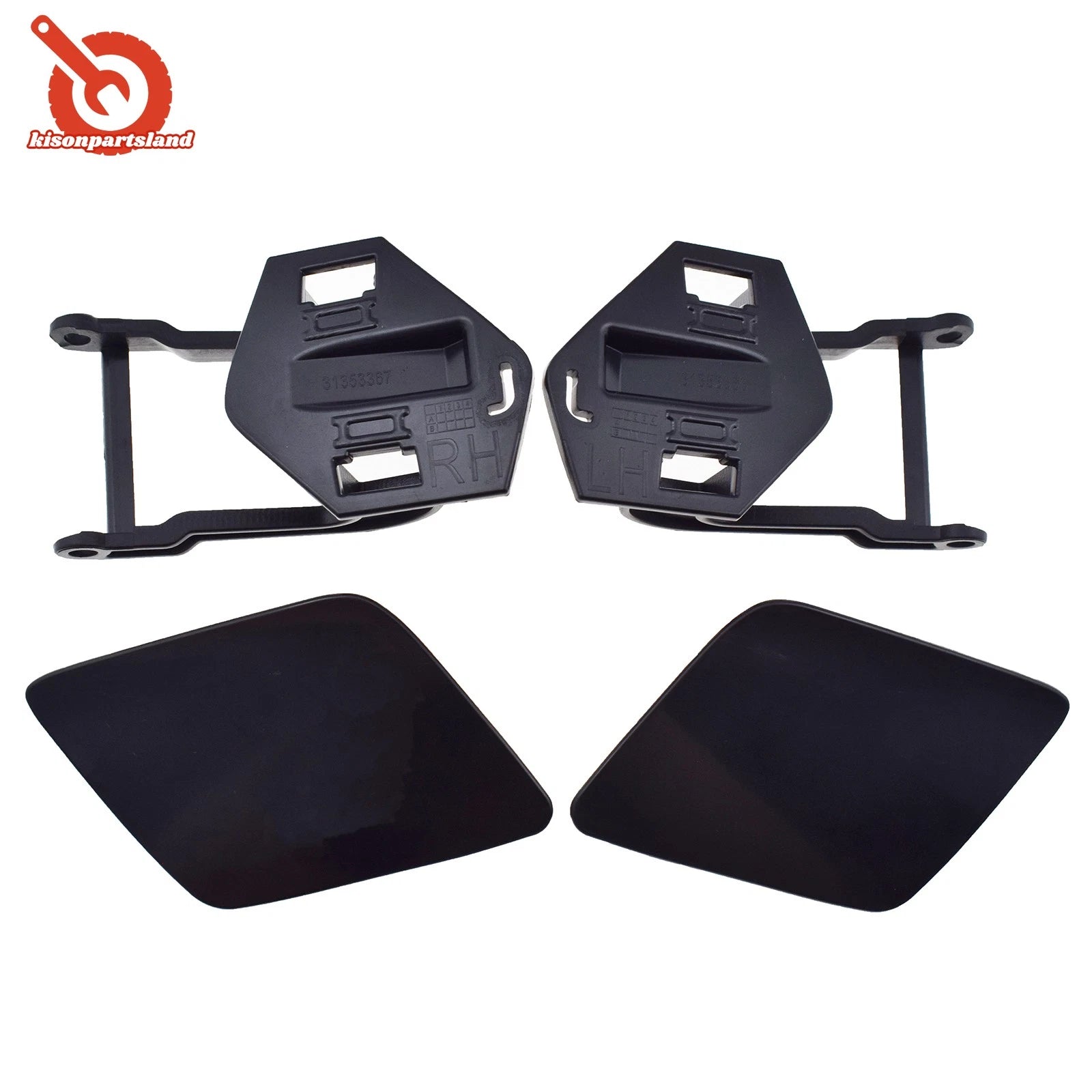 Front Bumper Headlight Washer Nozzle Cover Unpainted for Volvo XC90 2015-2022 6B93BC-57