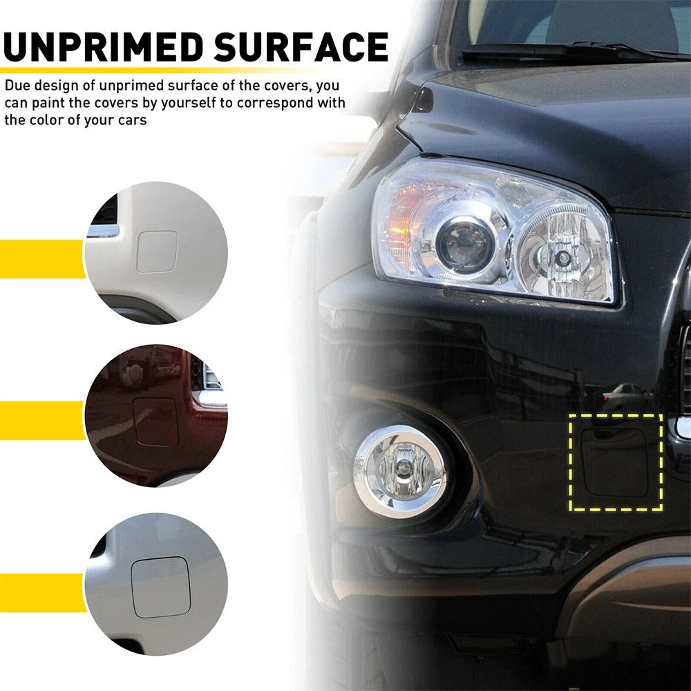 2 x Front Left Right Bumper Hook Tow Cover Cap For Toyota RAV4 2011-2012 EOA 6B93BC-57