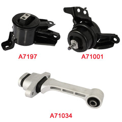 For 2013-2015 Optima L4 2.4L EX Luxury 9755 9766 9760 3PCS Engine Motor Mounts 6B93BC-57