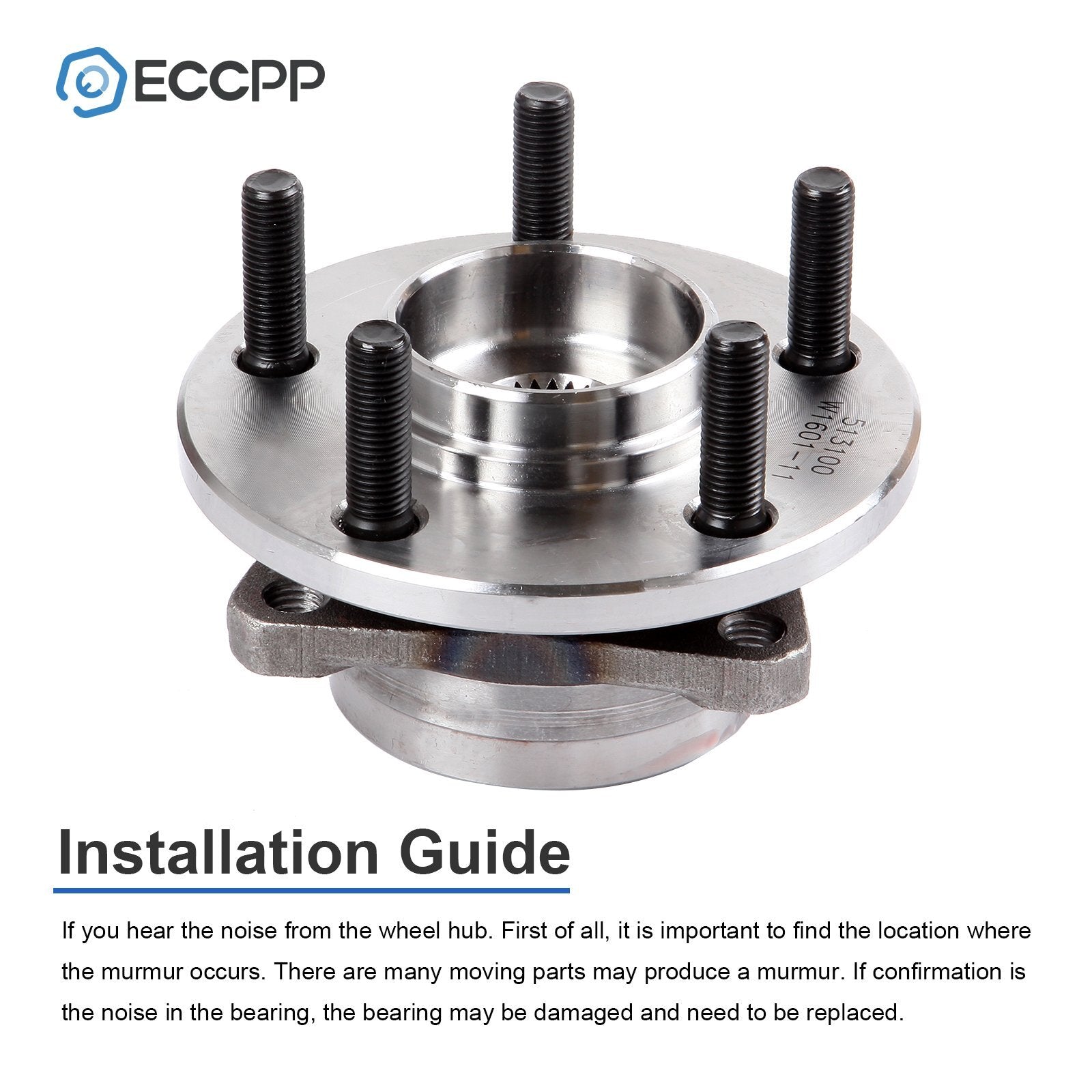 1Pc Front Wheel Hub Bearing For Ford Taurus Mercury Sable Lincoln Continental 6B93BC-57