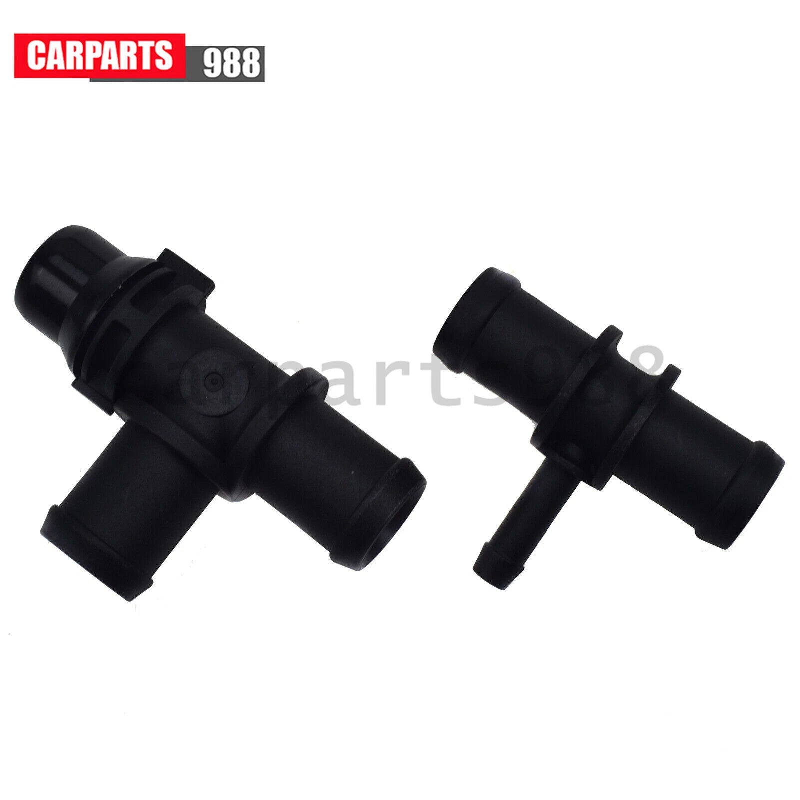2Pcs HVAC Heater Hose Tee Connector for 2010-13 Ford Transit Connect 9T1Z18472C 6B93BC-57