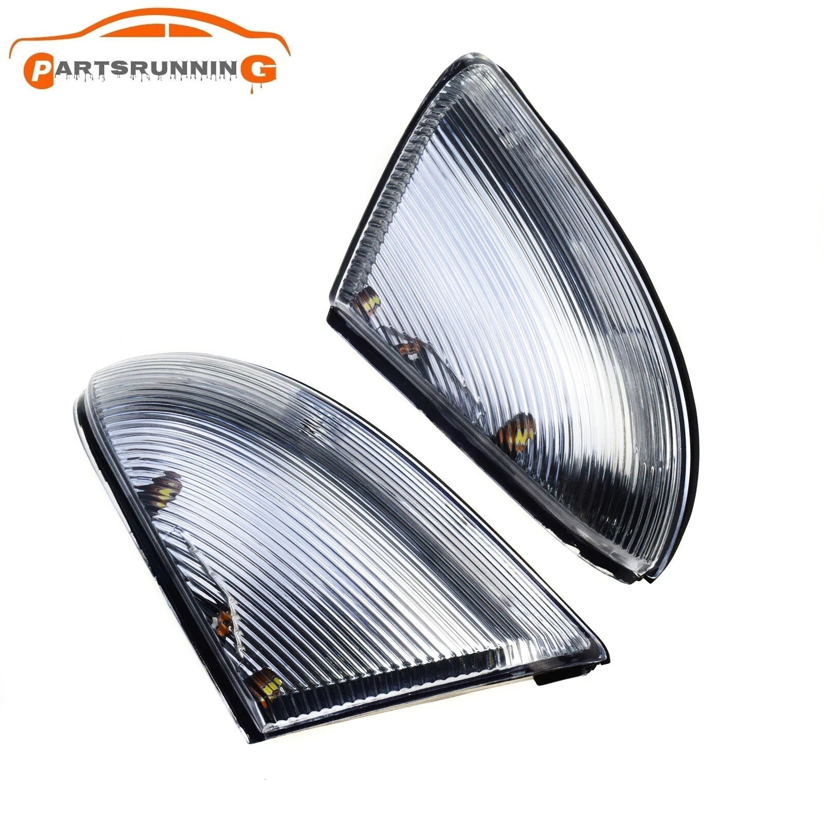 Pair Front Mirror Turn Signal Light Lamp For 2009-14 Dodge Ram 1500 &10-14 2500 6B93BC-57