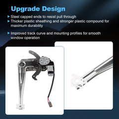 For 1993-11 Ford Ranger Front Right Passenger RH Power Window Regulator w/Motor 6B93BC-57