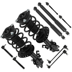 Rear Shocks Front Struts Tierods Sway Bars For Nissan Sentra 2014-16 Coil Spring 6B93BC-57