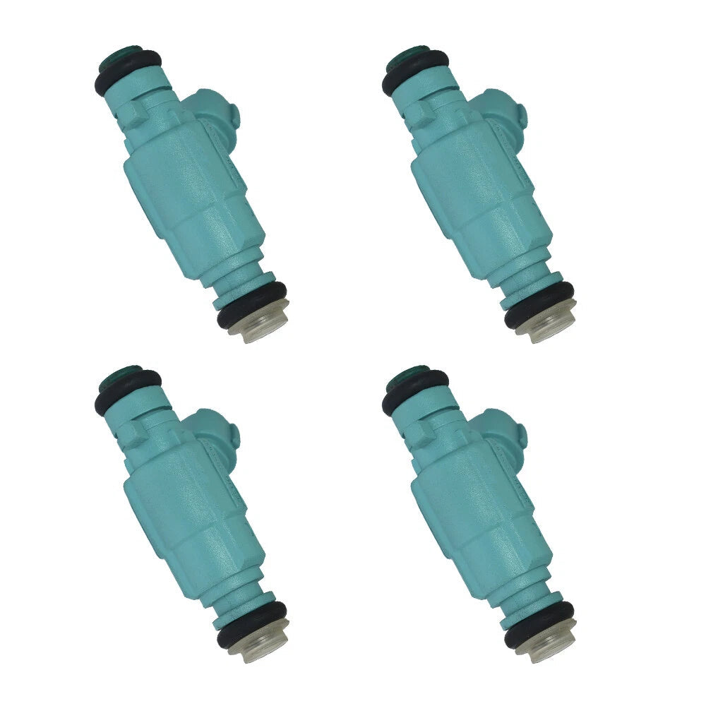 4pcs Fuel Injector 2 Pins 35310-23630 For Hyundai Santa Fe Tiburon Kia Rondo 6B93BC-57