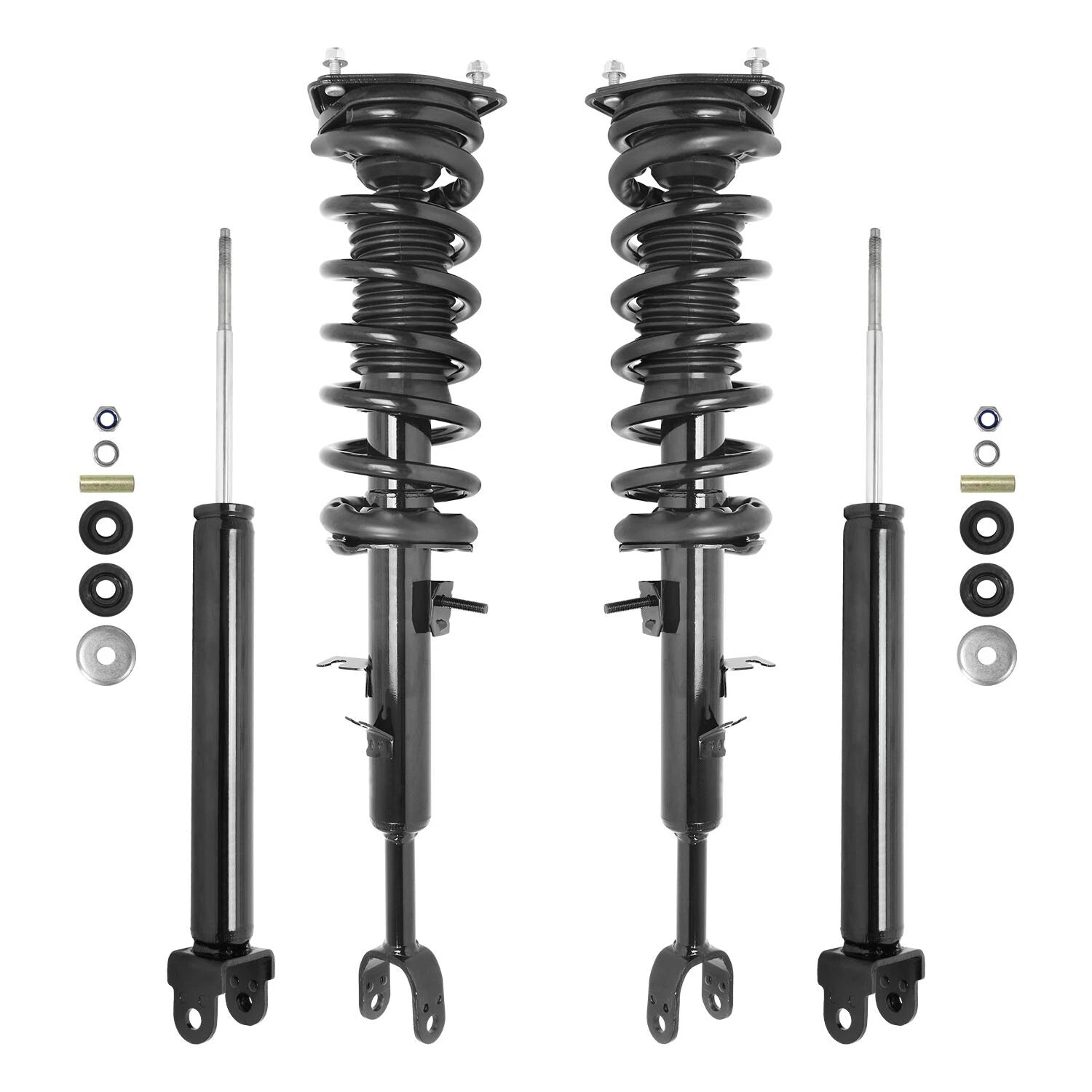 Front & Rear Complete Strut Assembly Shock Kit for 2003-2005 Infiniti G35 6B93BC-57