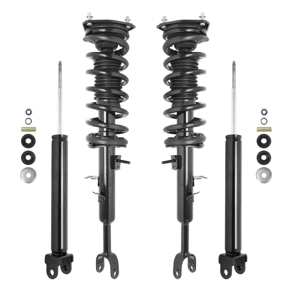 Front & Rear Complete Strut Assembly Shock Kit for 2003-2005 Infiniti G35 6B93BC-57