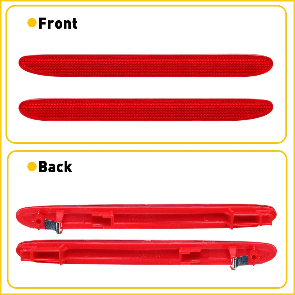 Pair Rear Bumper Reflector Light For Honda CRV 2005-2006 Odyssey Element TSX AAA 6B93BC-57
