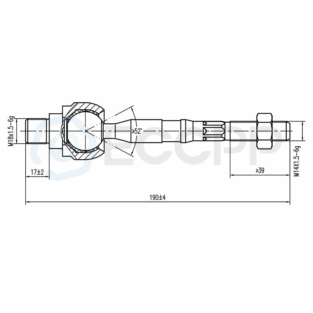 Fits 2003-2009 Kia Sorento 4pcs Front Inner & Outer Tie Rod Links Steering Part 6B93BC-57