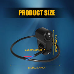 Motorcycle Handlebar 12V Dirt Bike Light Switch For 7/8" Handlebars 22mm EOA 6B93BC-57