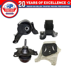 Fits 2002-2006 Honda CR-V 2.4L MANUAL Trans Motor & Trans Mount Set 4PCS : 6B93BC-57