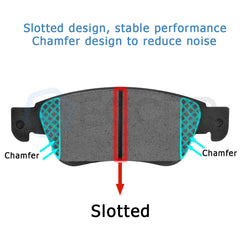 Rear Ceramic Brake Pads For 2001-2003 Mazda Protege 2002-2003 Mazda Protege5 6B93BC-57