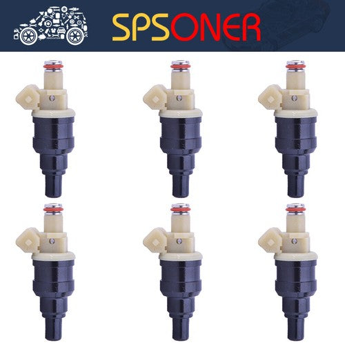 6x Fuel injector INP-057 for Dodge Mitsubishi Eclipse Galant Lanser 1.8 2.0 3.0 6B93BC-57
