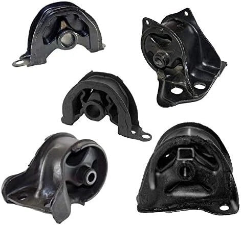 Fits 1992-1993 Honda Civic VX Hatchback 1.5L MANUAL Motor & Trans Mount 5pc : 6B93BC-57
