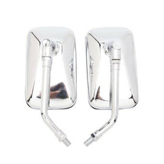 Rectangle Motorcycle Rearview Mirrors For Honda Kawasaki Suzuki Yamaha Benelli
