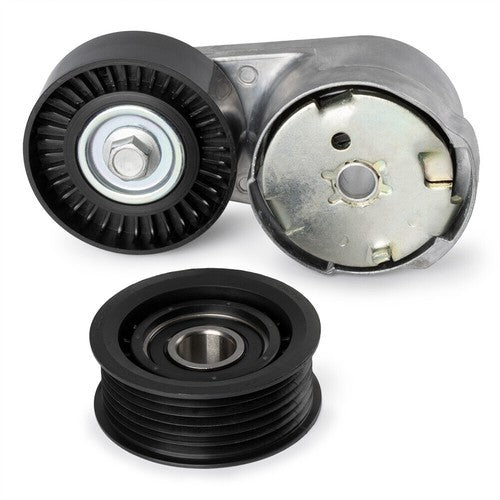 Belt Tensioner Assembly+Drive Belt Idler Pulley 39282 38082 For Chrysler Dodge 6B93BC-57