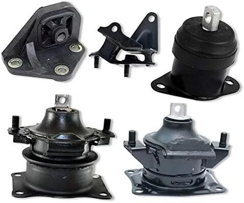 Fits 2003-2007 Honda Accord 2.4L MANUAL Trans Motor & Trans Mount Set 5pcs 6B93BC-57