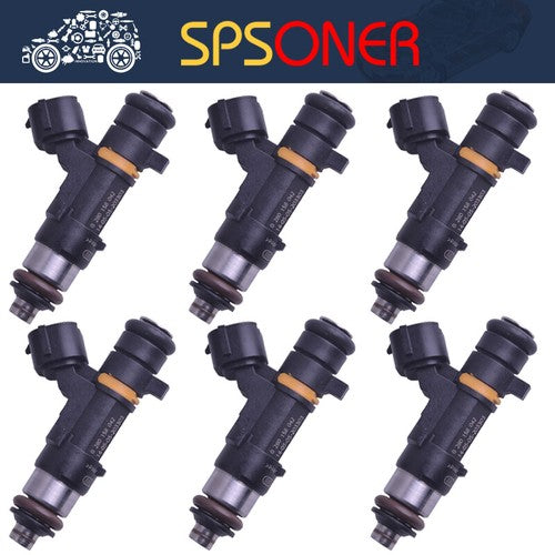 6PCS Fuel Injector for Nissan Infiniti FX35 M35 G35 V6 3.5L 0280158042 16600CD70 6B93BC-57
