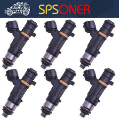 6PCS Fuel Injector for Nissan Infiniti FX35 M35 G35 V6 3.5L 0280158042 16600CD70 6B93BC-57