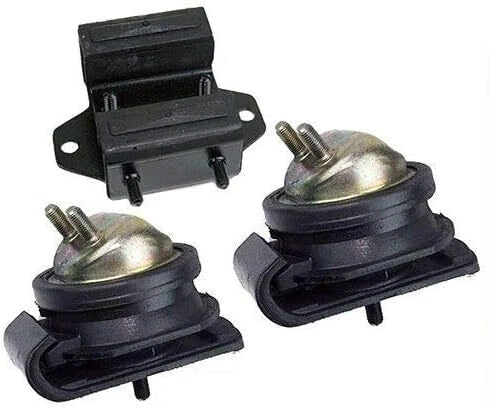 Fits 1989-1994 Nissan 240SX 2.4L Front L & R & Transmission Mount Set 3PCS : 6B93BC-57