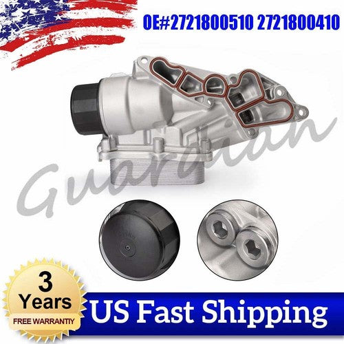 Oil Filter Housing With Oil Cooler 2721800510 For Mercedes-Benz CL550 R350 S550 6B93BC-57