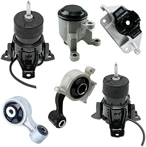 Fits 2007-2012 Nissan Altima 3.5L MANUAL Engine Motor & Trans Mount Set 6pc : 6B93BC-57