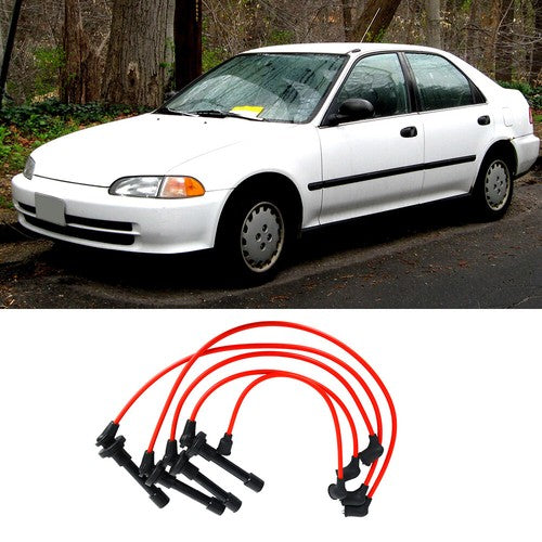 IGNITION SPARK PLUG WIRES for 92-02 ACURA CL EL HONDA ACCORD CIVIC ODYSSEY OASIS 6B93BC-57