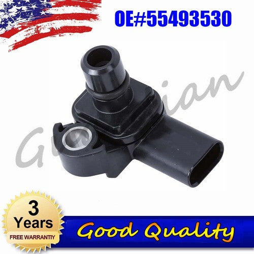 Turbocharger Air Pressure Sensor 55493530 Replace For Buick Cadillac Chevrolet 6B93BC-57