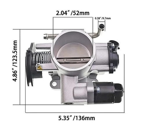 96815470 Throttle Body Assembly For Daewoo Kalos Chevrolet Kalos Aveo 1.4 F14D3 6B93BC-57