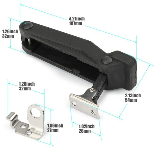 2x 2877447 Front Storage Cargo Rubber Latch For Polaris SPORTSMAN 500 800 850 6B93BC-57