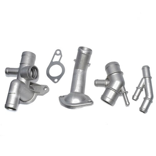 Aluminium Engine Cooling Coolant Flange Hose Kit For VW Golf Jetta Audi A3 TT 6B93BC-57
