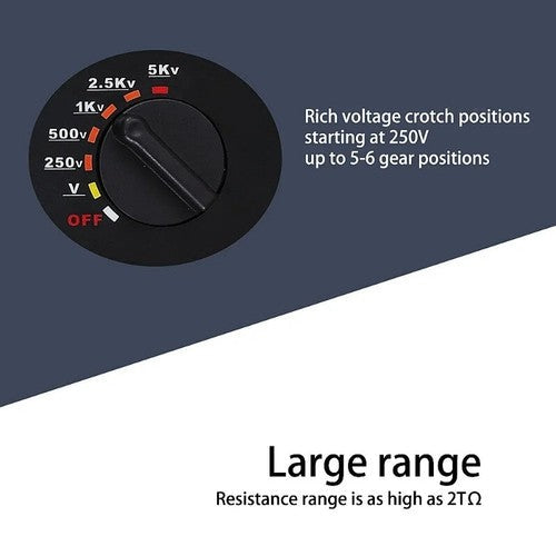 High Voltage Insulation Resistance Tester Digital Earth Resistance Multimeter 6B93BC-57