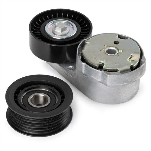 Belt Tensioner Assembly+Drive Belt Idler Pulley 39282 38082 For Chrysler Dodge 6B93BC-57