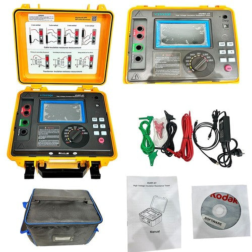 High Voltage Insulation Resistance Tester with Range 0.005MΩ～10.00TΩ 50V-10kV 6B93BC-57