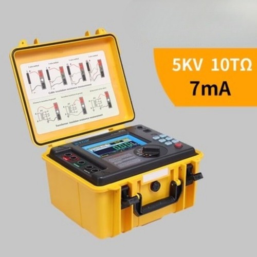 5KV High Voltage Resistance Tester H/V Insulation Meter 10TΩ 7mA ETCR352010 6B93BC-57
