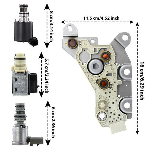 4T40-E 4T40E 4T45E Transmission Solenoids Kit For GM Chevy 2004-On EPC TCC Shift 6B93BC-57
