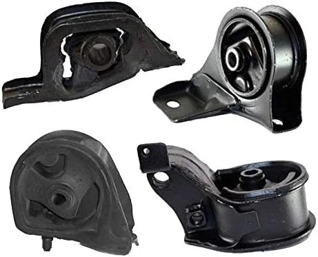 Fits 1988-1991 Honda Civic/CRX 1.5L AUTO Motor & Trans Mount Set 4PCS : A6507, 6B93BC-57