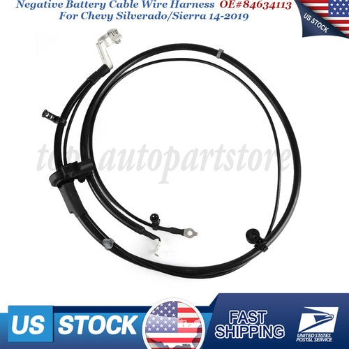 Negative Battery Cable Wire Harness for Chevy Silverado/Sierra 5.3L 2014-2019 US 6B93BC-57