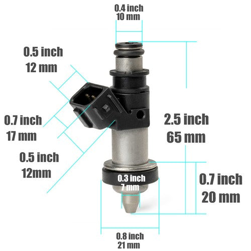 4PCS 1571024F For Suzuki GSXR 600-750 1000 Hayabusa GSX1300 Fuel Injector 6B93BC-57