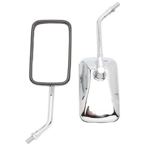 Rectangle Motorcycle Rear View Mirrors for Honda Shadow VLX 600 VT600C VTX1300C 6B93BC-57
