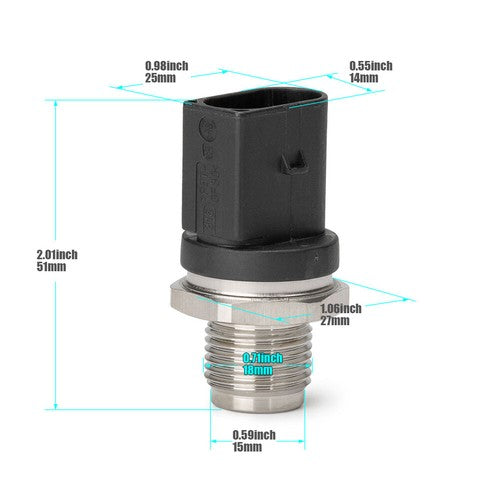 1PC 0281002842 Fuel Pressure Sensor For Mercedes-Benz ML320 E320 GL320 R320 6B93BC-57