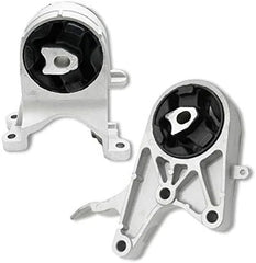 Fits 2009-2012 Chevrolet Malibu 2.4L 6 Speed Front & Rear Trans Mount Set 2pc 6B93BC-57