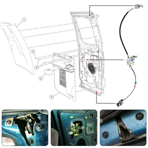 For Ford F250 F350 Super Duty Super Cab Rear Door Latch Locks Passenger & Driver 6B93BC-57