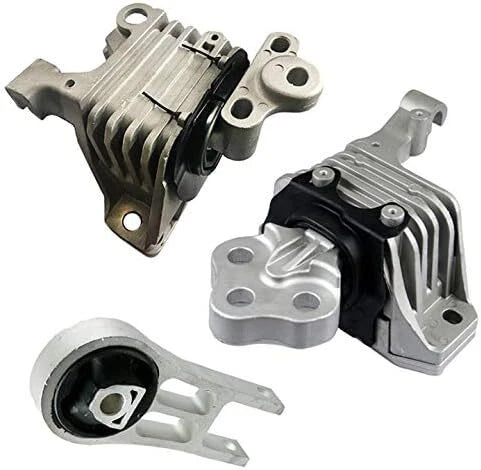 Engine Motor Mount & Transmission Mount Set 3pc Compatible with Fits 2015-2017 6B93BC-57